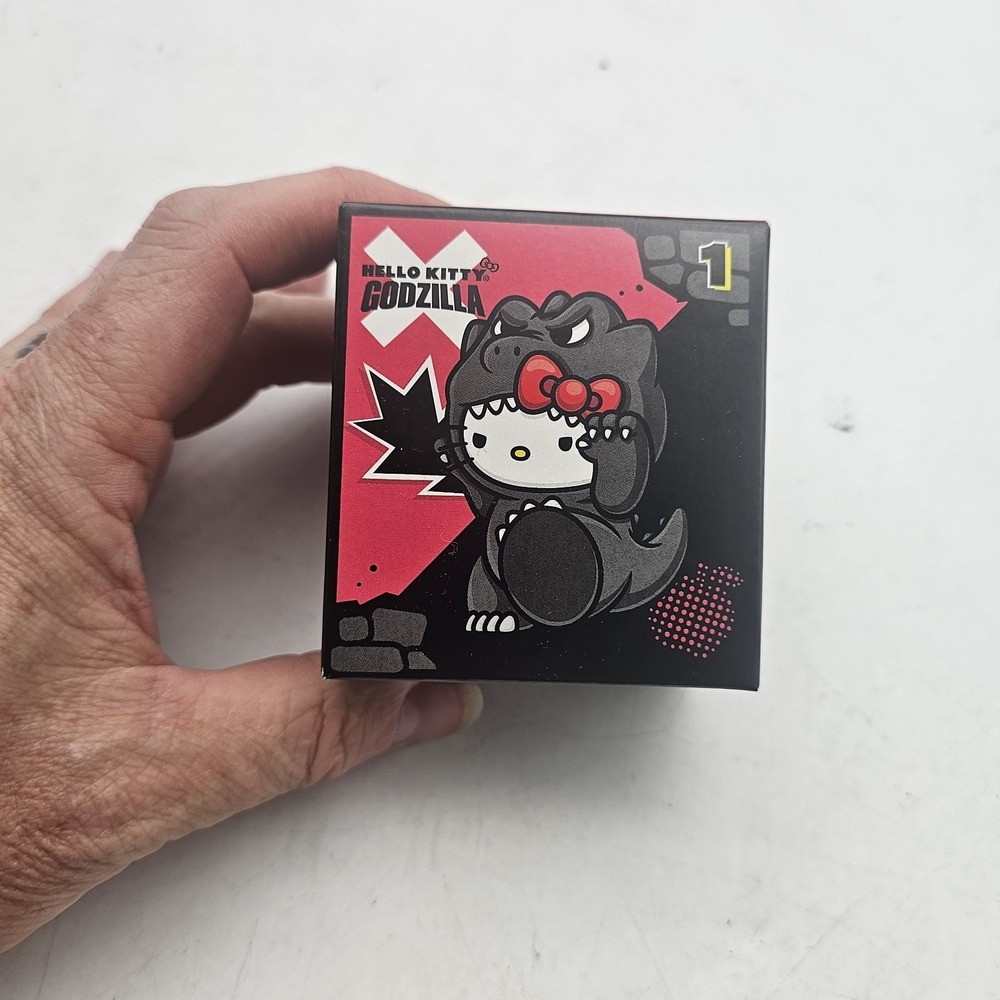2026 McDonald's Hello Kitty x Godzilla #1 Happy Meal Toy Box Sanrio NEW
